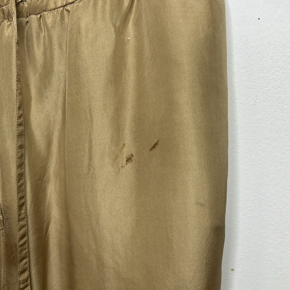 FUDA International⭐️ Vintage Silk Tracksuit Beige/Gold Pants & Jacket Set AS-IS - Picture 9 of 16